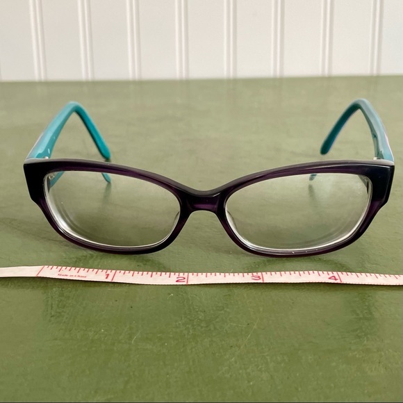 Vivid Eyewear #4027 Prescription Frames in Purple & Teal - Picture 7 of 9
